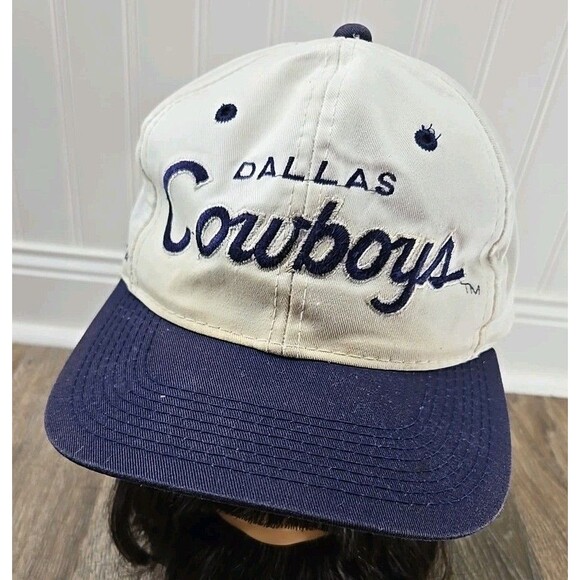 Sports Specialties Other - Vintage Dallas Cowboys Hat Cap Snapback White Sports Specialties Script Twill